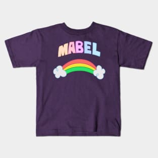 Mabel Rainbow - Mabel's Sweater Collection Kids T-Shirt